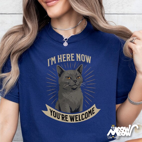 British Shorthair Cat Shirt: Funny Sarcastic Cat Lover Tee