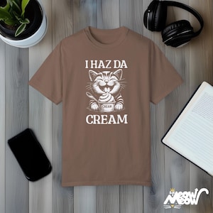 Camiseta "I Haz Da Cream Cat": Meme divertido para amantes de los gatos Espresso