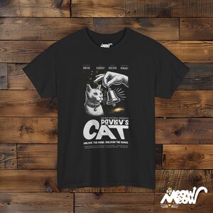 Pavlov's Cat T-Shirt: Funny Psychology Science Tee Black