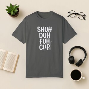 Funny Cat Shirt: Sarcastic Kitty Tee - Comfort Colors Pepper
