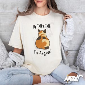Grumpy Calico Cat Comfort Colors T-Shirt: Sarkastisches Introvertiertes Geschenk Ivory
