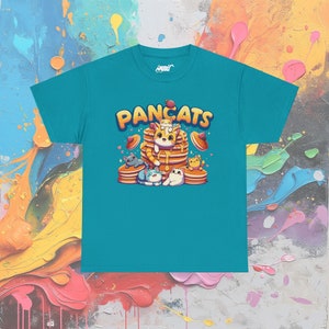Pancats T-Shirt, Cat & Pancake Graphic Tee, Foodie Shirt image 2