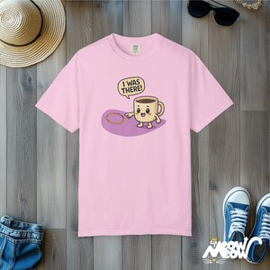 Comfort Colors Coffee Mug Shirt: Funny Kawaii Barista Tee Blossom