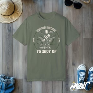 Lustiges Cowboy Katzen T-Shirt: Sarkastisches Western Humor Geschenk Bild 9