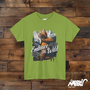 Adventure Cat Unisex Shirt: Embrace the Wild Outdoor Design Kiwi