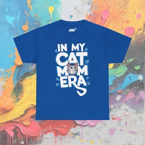 Cat Mom Era Tee: Funny Cat Lover Gift, Unisex Cotton Shirt image 5