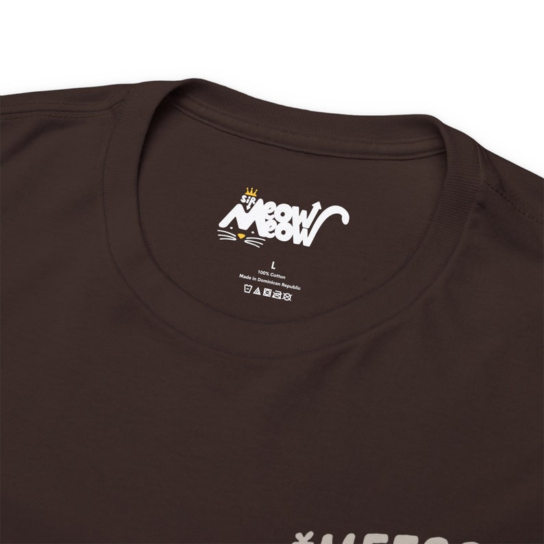 Cow 'Meeow' Parody T-Shirt: Amusing Farm Animal Graphic Tee image 9