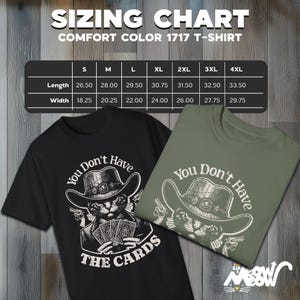 T-shirt de joueur de cartes de chat de cowboy : t-shirt de parodie politique vintage image 3