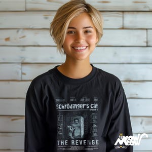 Schrödinger's Cat Revenge Long Sleeve T-Shirt: Funny Physics Tee image 2