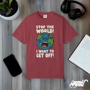 Zabawna koszulka z egzystencjalnym memem: Comfort Colors Graphic Tee Chili