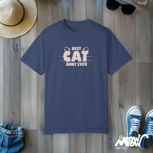 Custom 'Cat Ever' Comfort Colors T-Shirt image 6