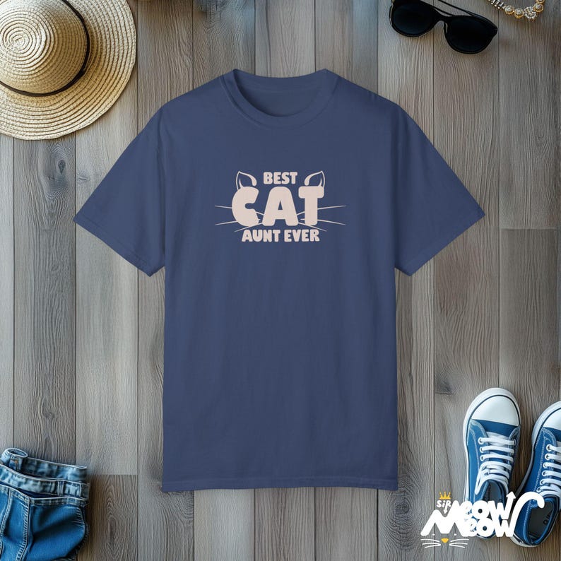 Custom 'Cat Ever' Comfort Colors T-Shirt image 6