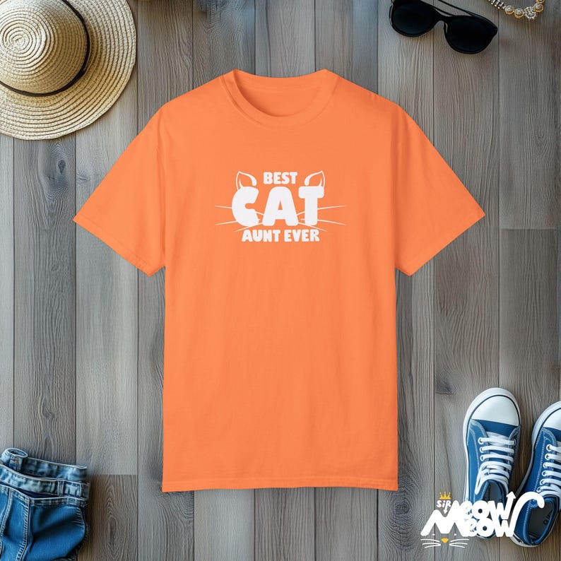 Custom 'Cat Ever' Comfort Colors T-Shirt image 9