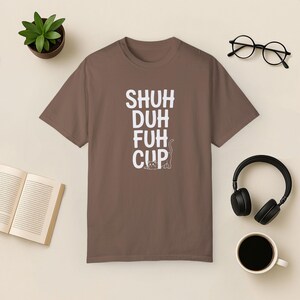 Funny Cat Shirt: Sarcastic Kitty Tee - Comfort Colors Espresso