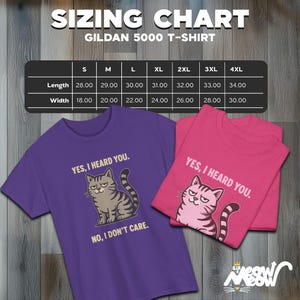 Funny Grumpy Cat T-Shirt: Sarcastic Pink Tabby Tee image 3