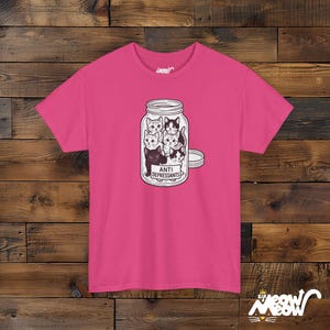 Anti Depressant Cats T-Shirt: Mental Health Humor Tee Heliconia