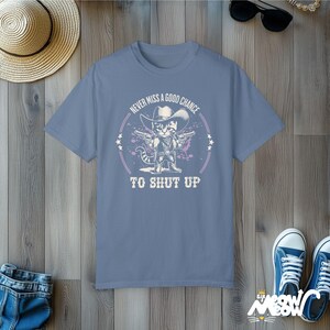 Lustiges Cowboy Katzen T-Shirt: Sarkastisches Western Humor Geschenk Bild 10