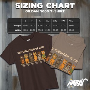 Evolution of Cats T-Shirt: Funny History Timeline Graphic Tee image 3