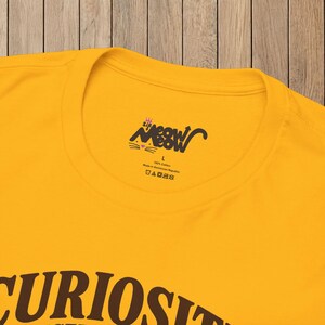 Curiosity Preserved the Cat T-Shirt, Funny Cat in Amber, Science Lover Gift image 16