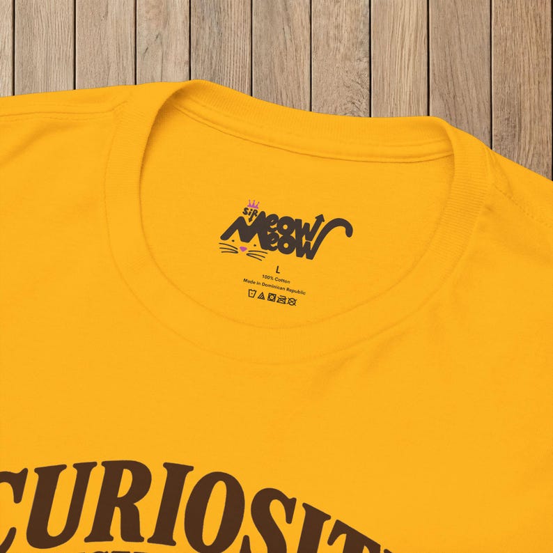 Curiosity Preserved the Cat T-Shirt, Funny Cat in Amber, Science Lover Gift image 16