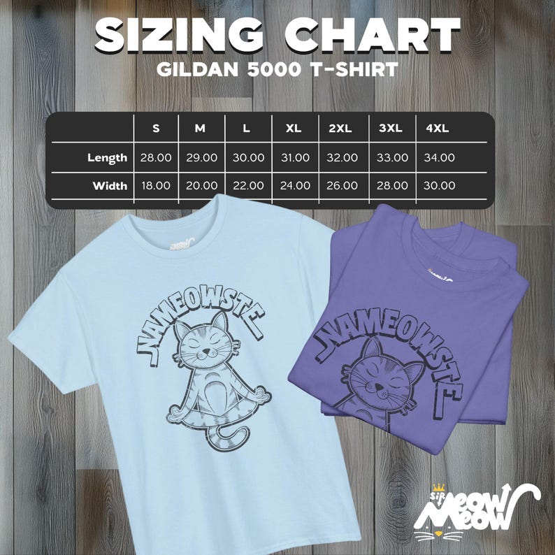 Nameowste Yoga Cat T-shirt : T-shirt zen méditant drôle de chaton image 3
