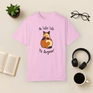 Grumpy Calico Cat Comfort Colors T-Shirt: Sarkastisches Introvertiertes Geschenk Blossom