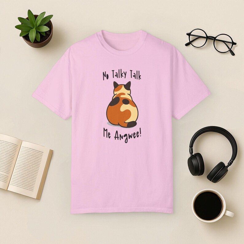 Grumpy Calico Cat Comfort Colors T-Shirt: Sarkastisches Introvertiertes Geschenk Blossom