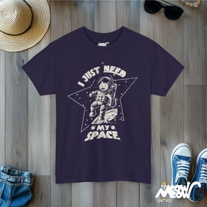 Cat Astronaut T-Shirt: Funny Space Cat Lover Gift Blackberry
