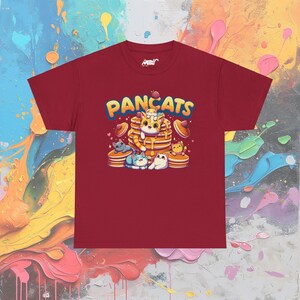 Pancats T-Shirt, Cat & Pancake Graphic Tee, Foodie Shirt image 7