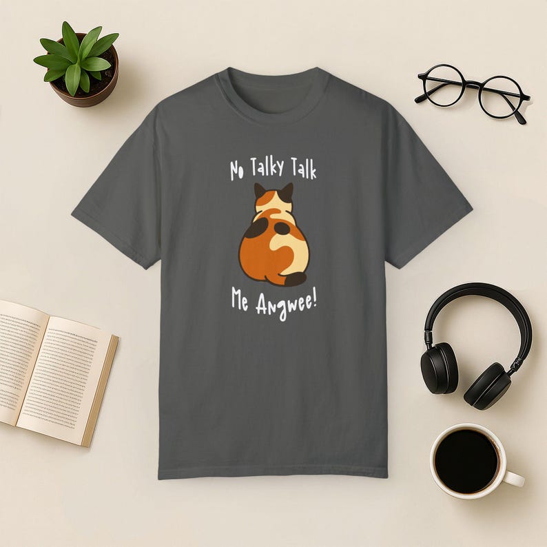 Grumpy Calico Cat Comfort Colors T-Shirt: Sarkastisches Introvertiertes Geschenk Pepper