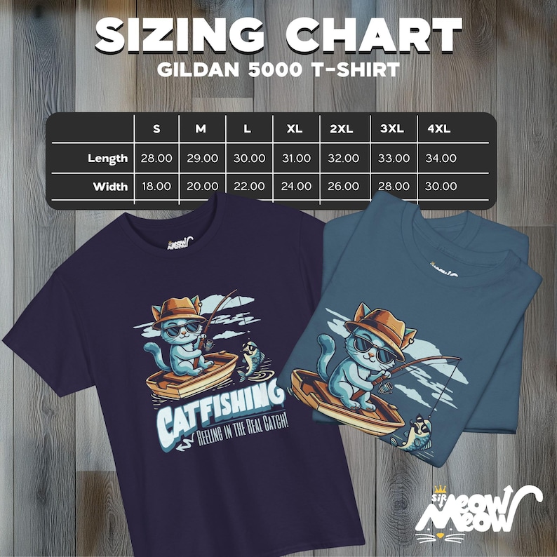 Catfishing Unisex Tee: Funny Cat & Fishing Graphic T-Shirt image 3