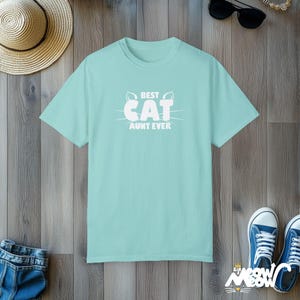 Custom 'Cat Ever' Comfort Colors T-Shirt image 4