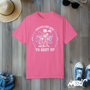 Lustiges Cowboy Katzen T-Shirt: Sarkastisches Western Humor Geschenk Bild 5