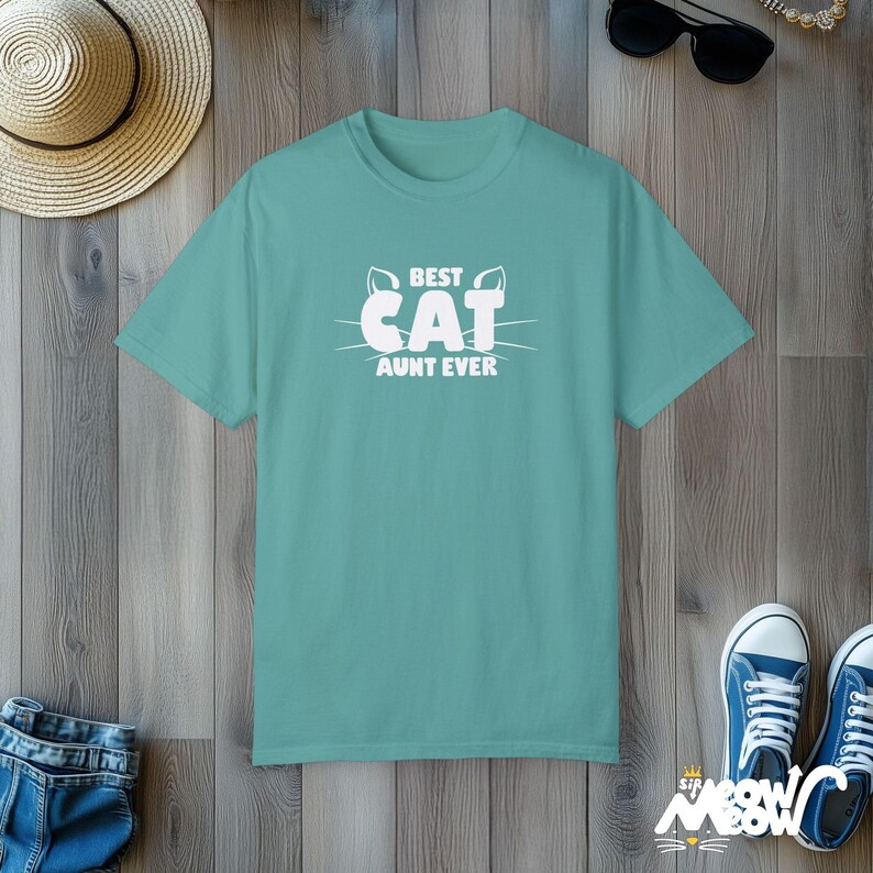 Custom 'Cat Ever' Comfort Colors T-Shirt image 5