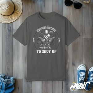 Lustiges Cowboy Katzen T-Shirt: Sarkastisches Western Humor Geschenk Bild 8