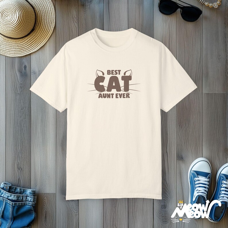 Custom 'Cat Ever' Comfort Colors T-Shirt image 3