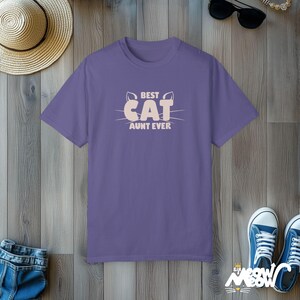 Custom 'Cat Ever' Comfort Colors T-Shirt image 7