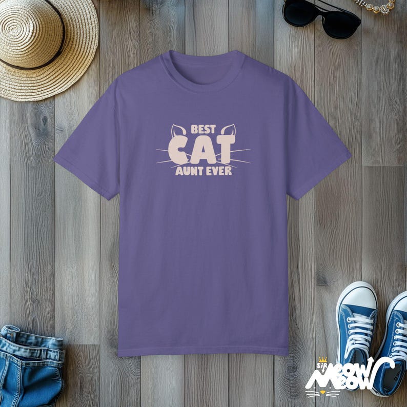 Custom 'Cat Ever' Comfort Colors T-Shirt image 7
