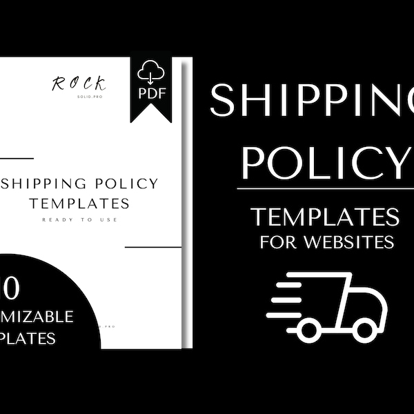 Etsy Store Policy Template Etsy Etsy Store Policy Template Etsy