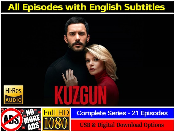 KUZGUN the Raven Download to PC and Watch Turkish Drama Series Trending Television Dizi English Subtitles Full HD No Adverts Etsy Canada