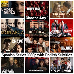 12 Spanish Series Available to Download & Watch * Choose your Preferred Series * Full 1080p HD * English Subs * Spanish Audio * No Ads *