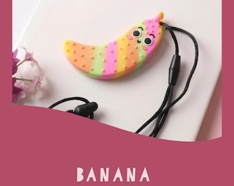 New Banana Sensory Chew Necklace Teether chewellery