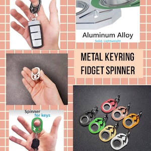 The ORIGINAL Ringer Fidget Spinner Fidget Ring Meditation Spinner Fidget  Gift Keychain Spinner Stress Relief Spinner -  Canada
