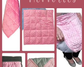 New 2kg Sensory Sensations Weighted Lap Blanket Pink