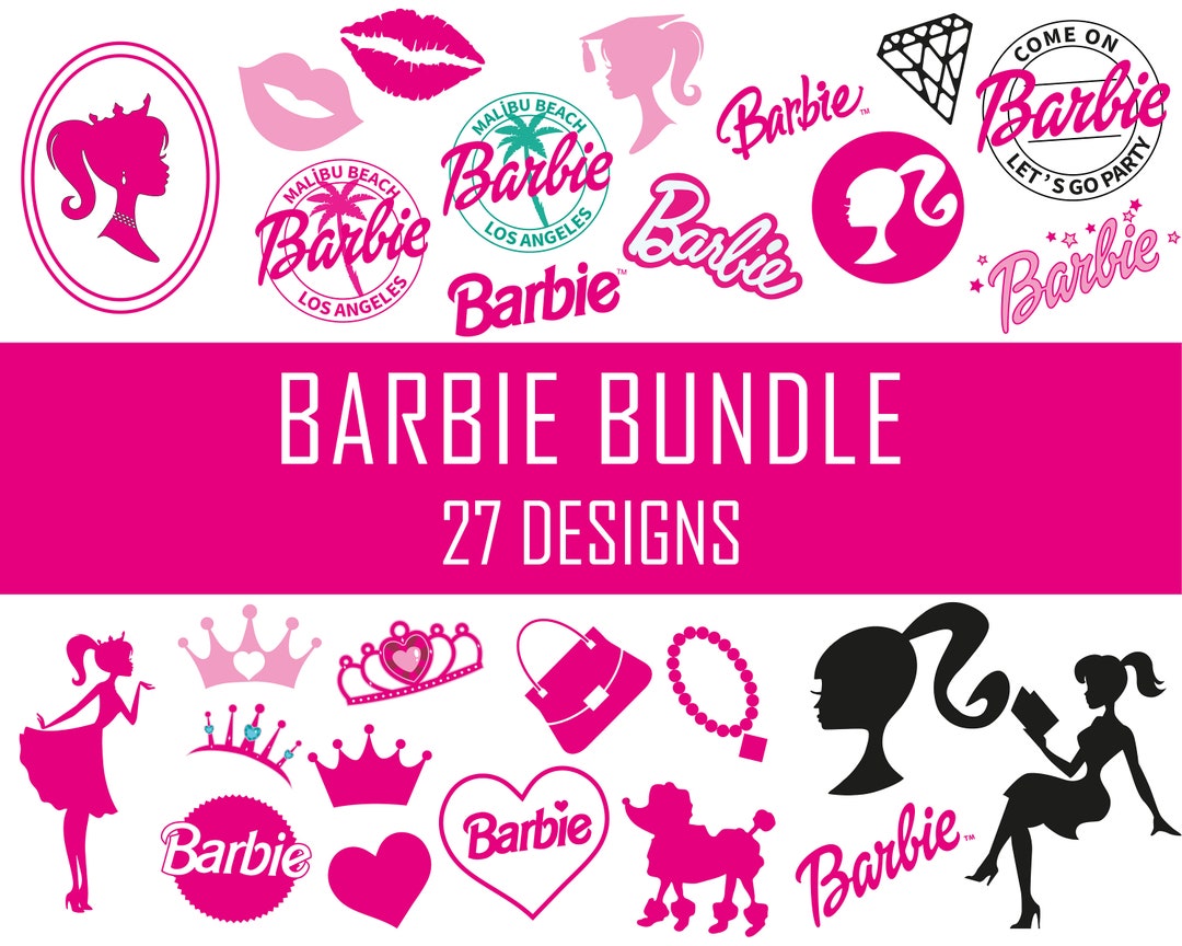Barbi Icons Bundle SVG Icons and Pngs Bundle Cricut Digital - Etsy