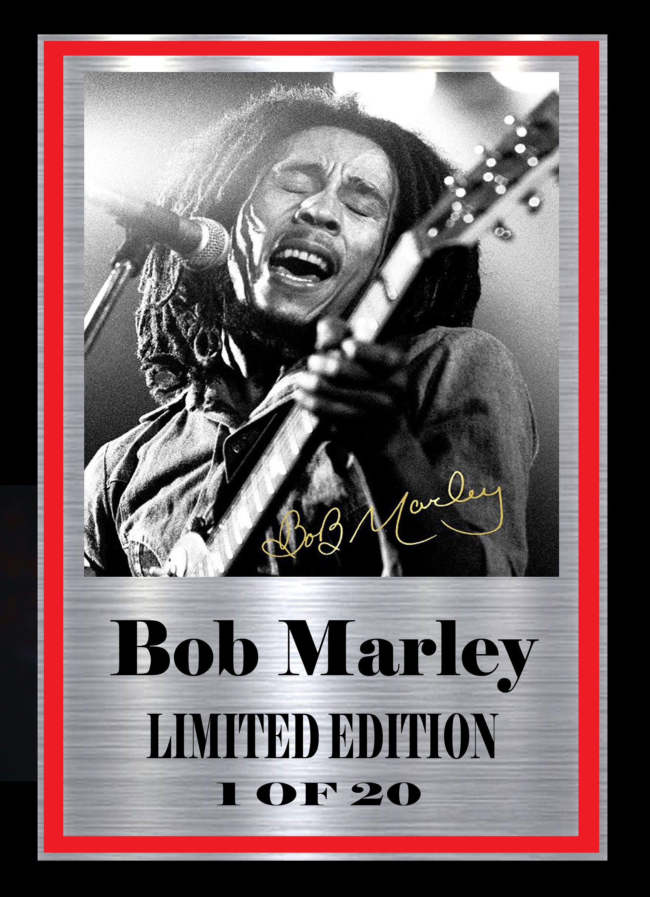BOB MARLEY Signed Display - Etsy