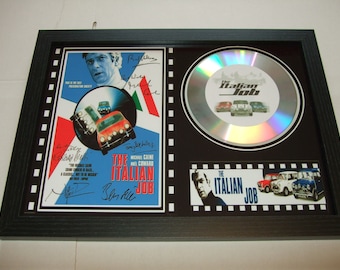 the italian job   signed display