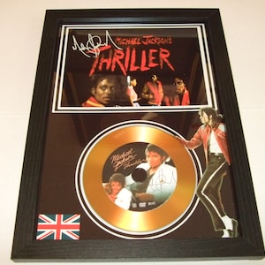 michael jackson  signed display