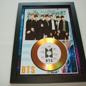 bts  signed display