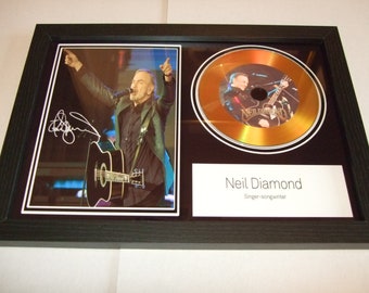 neil diamond    signed display